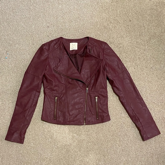 UO Pins and Needles Faux Leather Jacket Size small - Picture 4 of 9